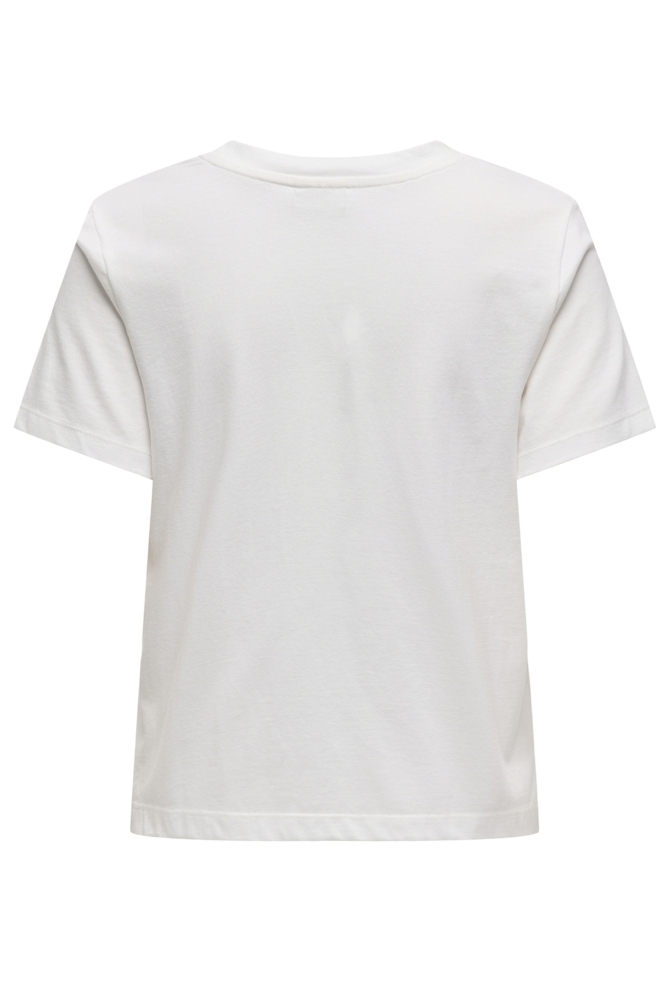 JDYSELMA S/S CROCHET POCKET TOP JRS 15322073 CLOUD DANCER